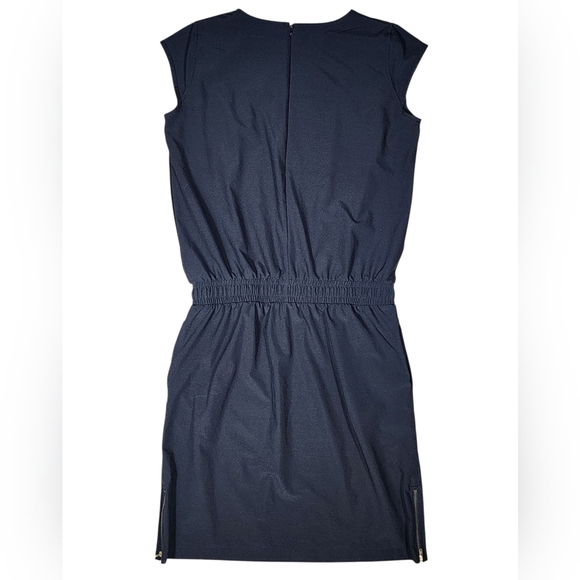 Albion Fit Going Places Cap Sleeve Midi Dress Size Med Womens - Picture 3 of 8